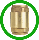 check valve-check brass valve-valvola ritegno-valvola non ritorno impedisce il ritorno in rete dell acqua