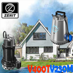 Elettropompe sommerse per drenaggio ZENIT - monofase domestiche, residenziali