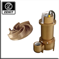 Zenit - Sommersa fognature leghe speciali in bronzo girante vortex