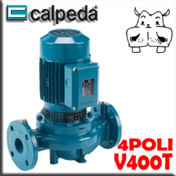 Calpeda - Pompe di circolazione circolatori acqua in-line trifase 4 poli