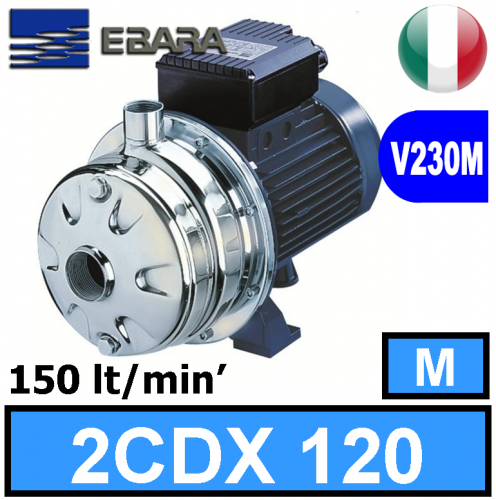 Pompa electrică Birotor inox Ebara 2CDXM 120