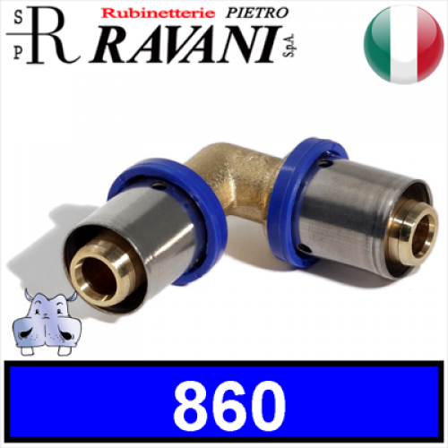 Racord Cot Robust cu presare Ravani