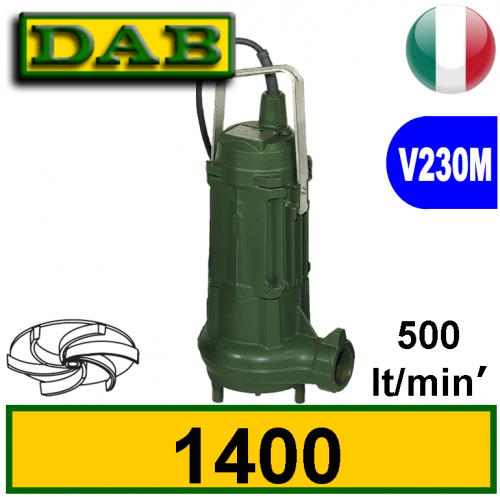 Dab Submersibila pentru canalizare Feka 1400 2