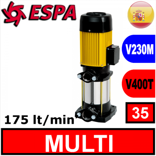 Pompa electrică multietajată verticală Espa Multi 35