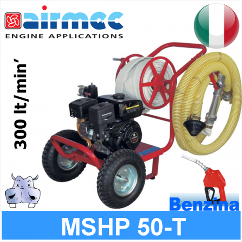 Airmec motopompă pe benzină MSHP 50 TROLLEY