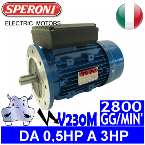 Speroni - Motoare electrice V230M 2 POLI 2800 GG.MIN Forma B5