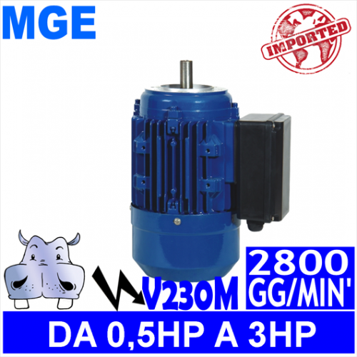MGE - Motoare electrice V230M 2 POLI 2800 GG.MIN Forma B14