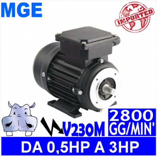 MGE - Motoare electrice V230M 2 POLI 2800 GG.MIN Forma B3.B14