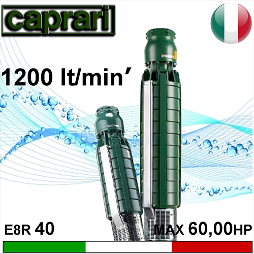 Caprari - Hidraulice submersibile E8R40 (DE LA_30,00 LA 60,00HP)