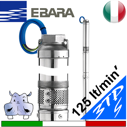 Ebara - Pompa electrică centrifugală submersibilă cu mare viteză  3TP5