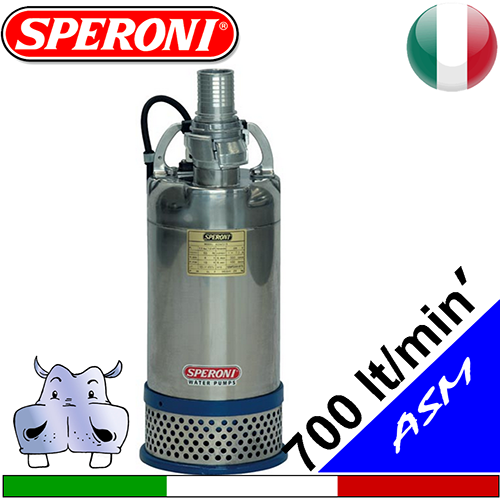Speroni Pompa electrică submersibilă pentru drenaj ASM