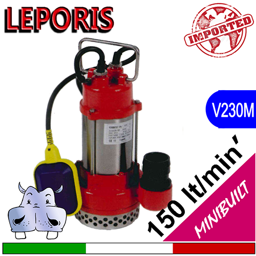 Leporis Pompa submersibilă pentru drenaj MINIBUILT
