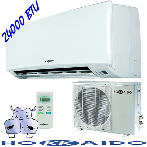 Aer condiționat - climatizator aer inverter DC Hokkaido (cald-rece) 24000BTU