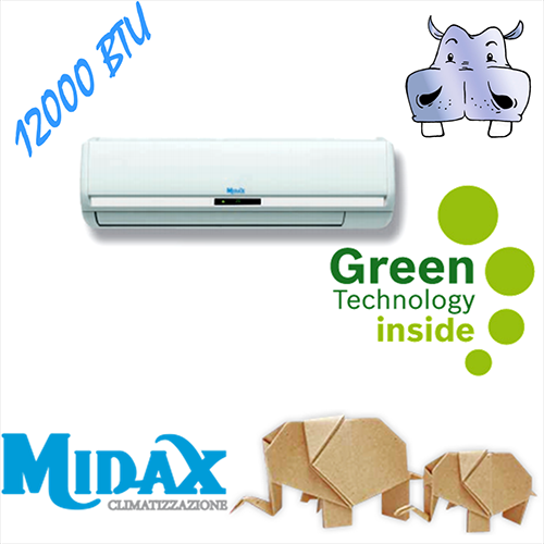 Aer condiționat - climatizator aer inverter DC Midax (caldo-freddo) 12000BTU - model 2014