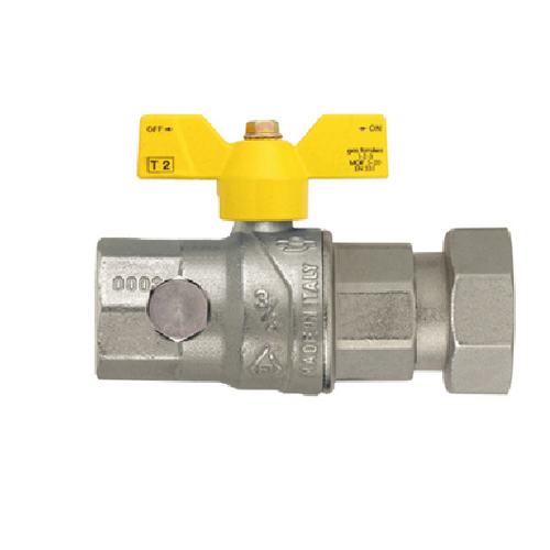 Supapă cu sferă cu mâner scurt cu uniune Fiv pentru gaz HEAVY 2