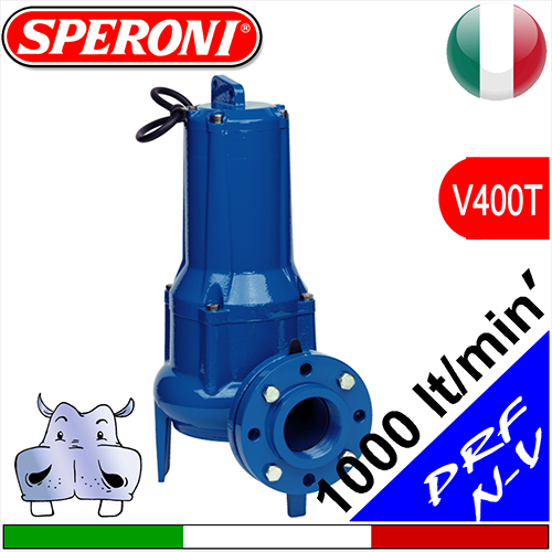 SPERONI Pompe electrice submersibile pentru canalizare PRF N-V trifazate
