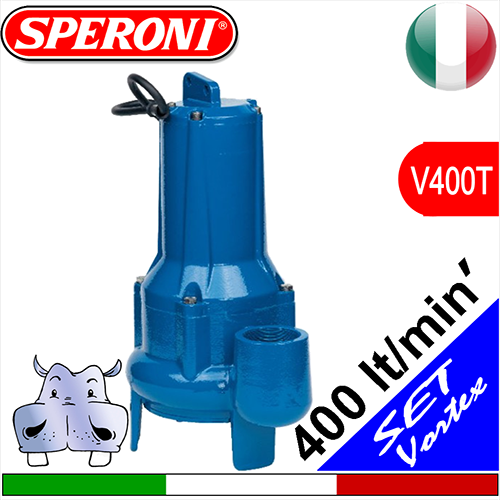 SPERONI  Pompe electrice submersibile pentru canalizare SET V trifazate