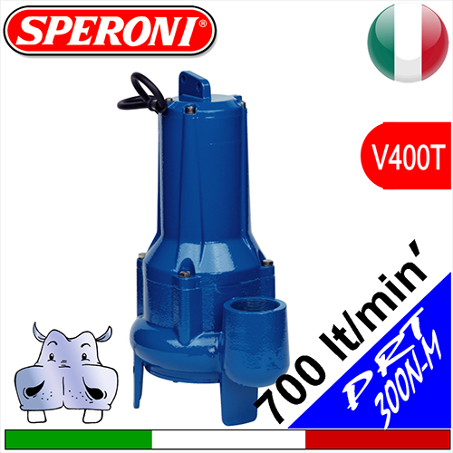 SPERONI Pompe electrice pentru canalizare PRT 300 N-M trifazate