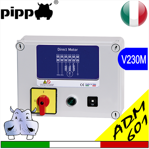 Tablou de pornire pentru pompa electrică DIRECT MOTOR V230M ADM 601 monofaze complet cu condensator 4