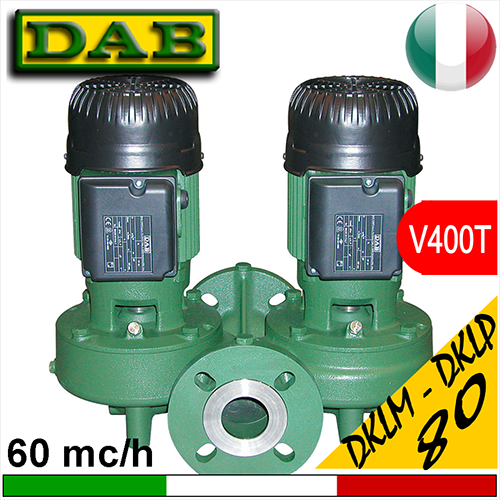 Pompa Circulator dublu gemelar Dab DKLM-DKLP DN80