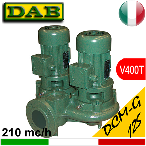Pompa Circulator în linie gemelar Dab DCM-G DN125