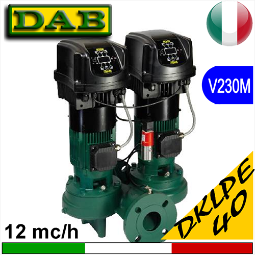 Pompa Circulator electronic în linie dublu gemelar Dab DKLME-DKLPE DN40
