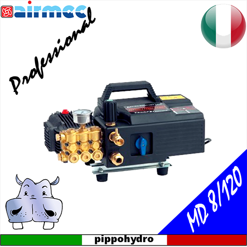 AIRMEC ENGINE -  Aparat de spălat cu presiune, cu apă rece - Max 120 Bar - modelul MD8.120