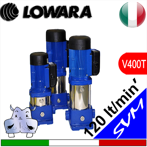 Pompe electrice Multietajate Verticale Insonorizate Lowara 5VM alimentație trifazată 3x400