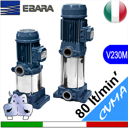 Pompe electrice Multietajate Verticale Insonorizate Ebara CVMA 
