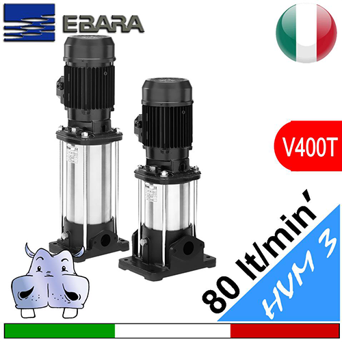 Pompe electrice Multietajate Verticale Insonorizate Ebara HVM 3 Trifazate