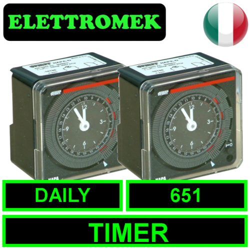 Kit  2 Timer 72x72 pt art.651
