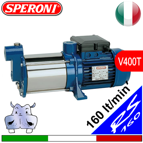 Pompa electrică multietajată insonorizată Speroni RS 160 Trifazată