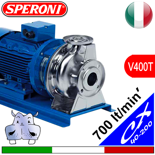Speroni Pompa electrică normalizată Inox CX 40-200
