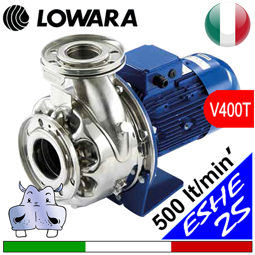 Lowara Pompa electrică normalizată inox ESHE 25