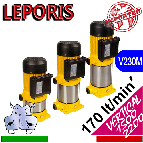 Leporis - Pompa electrică multietajată verticală  VERTICAL 1500:2200