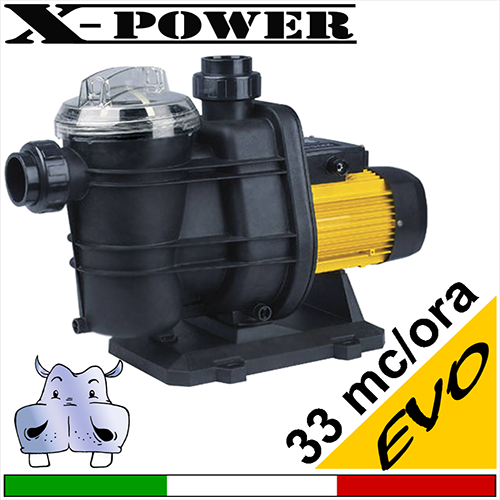 X-power Pompa electrică pentru piscine X-power Evolution (alimentație trifazată 400Vac)