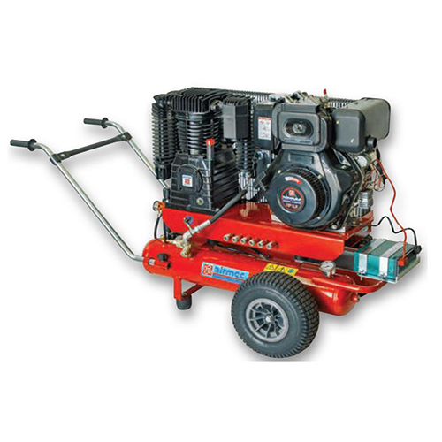 Moto compresor Diesel TTD 3496.900 17+17LT pornire electrică cu baterie 2