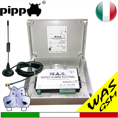 WAS Allarme GSM in bassa tensione completo di batteria tampone