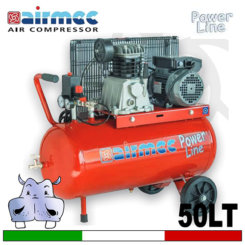 Compressore Airmec Power Line Monostadio CRMCR 52 PL 50 LT