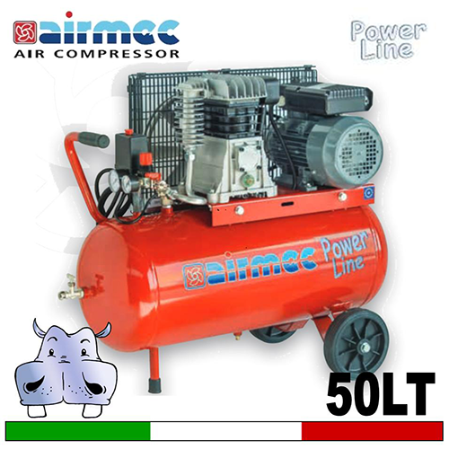 Compressore Airmec Power Line Monostadio CRMCR 52 - 5 PL 50 LT