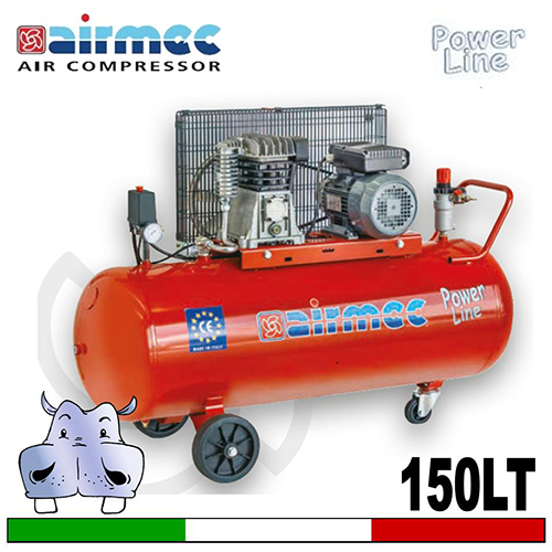 Compressore Airmec Power Line Monostadio CRMCR 152 PL 150 LT