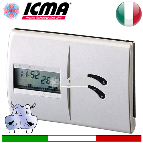 Cronotermostato settimanale digitale da parete