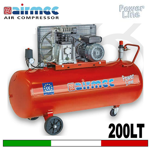 Compressore Airmec Power Line Monostadio CRMCR 203 PL  LT  200