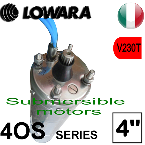 Lowara motoare submersibile 4OS V230T ( potrivit pentru aplicații cu inverter monofaze-trifaze)