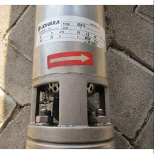 Pos.07 Lowara Elettropompe Sommerse complete 16GS - L4C watercooled alimentazione elettrica trifase 400Vac 3