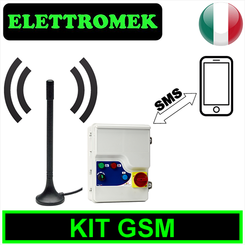 Kit allarme gsm con batteria tampone