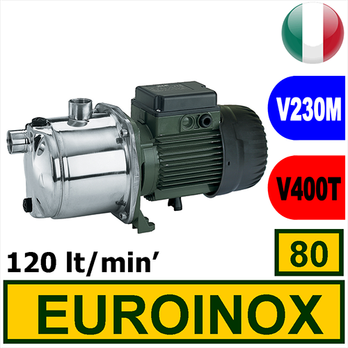 Pompa electrică multietajată insonorizată Dab Euro 80