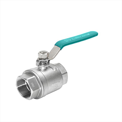 Valvola a sfera in acciaio inox leva lunga FF  2