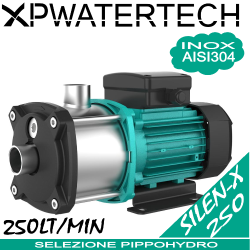 Silen x serie 250 - Elettropompa multistadio silenziosa con idraulica integrale in acciaio inox