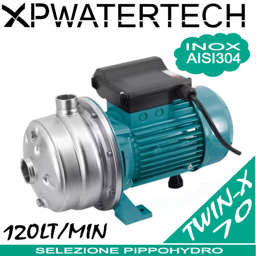 Twin-x serie 70 - Elettropompa bigirante con idraulica integrale in acciaio inox